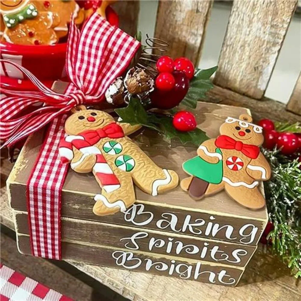 Gingerbread Man Ornaments for Christmas Tree